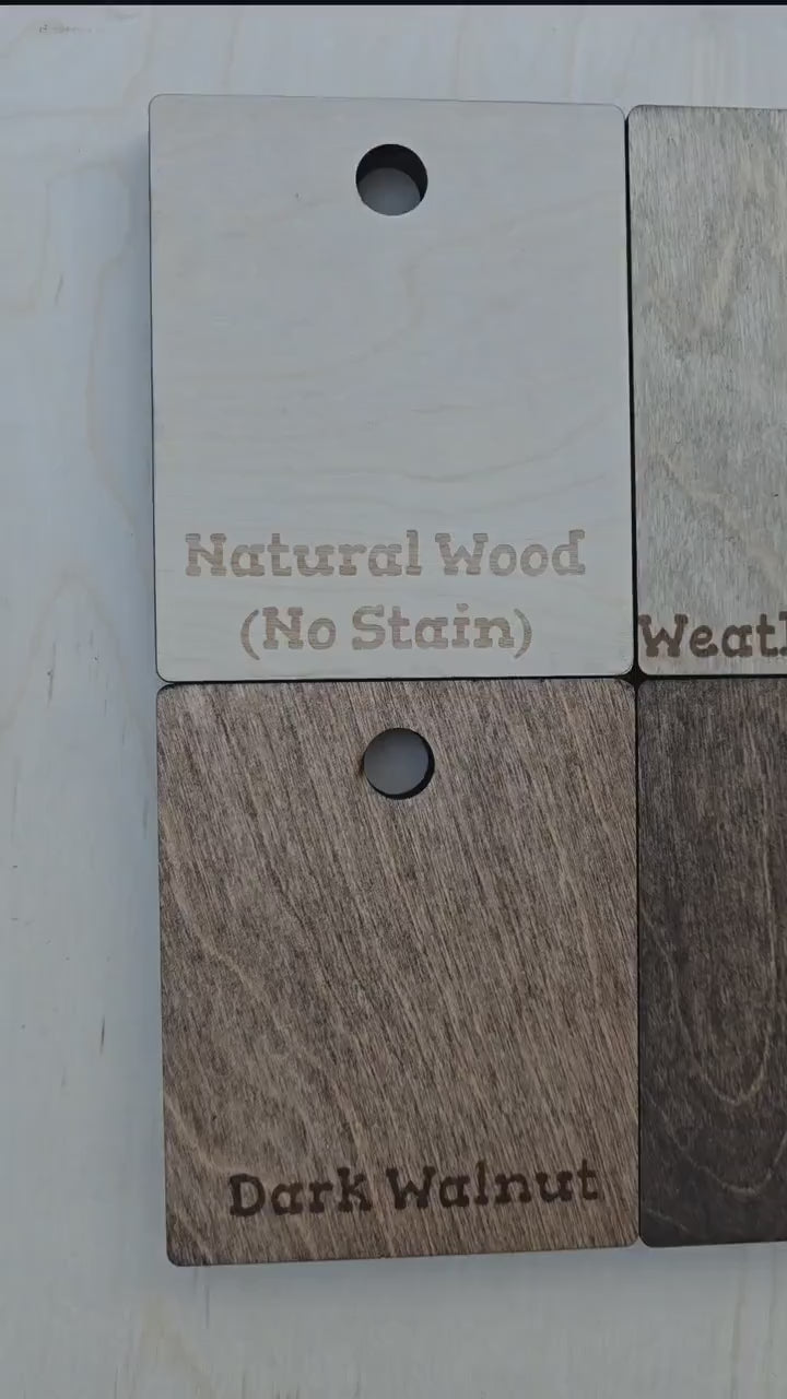 Custom Layered Wood Family Name Sign | Wedding Backdrop and Guest Book Plaque
